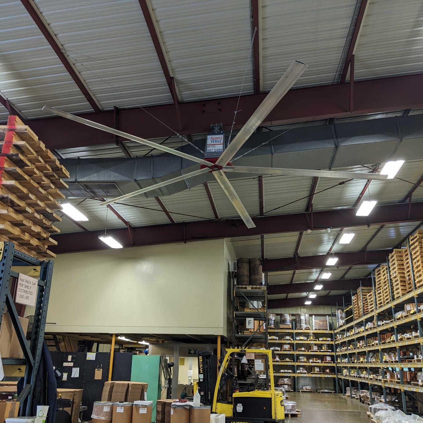 Fan2402T - 24 Foot Industrial HVLS Ceiling Fan