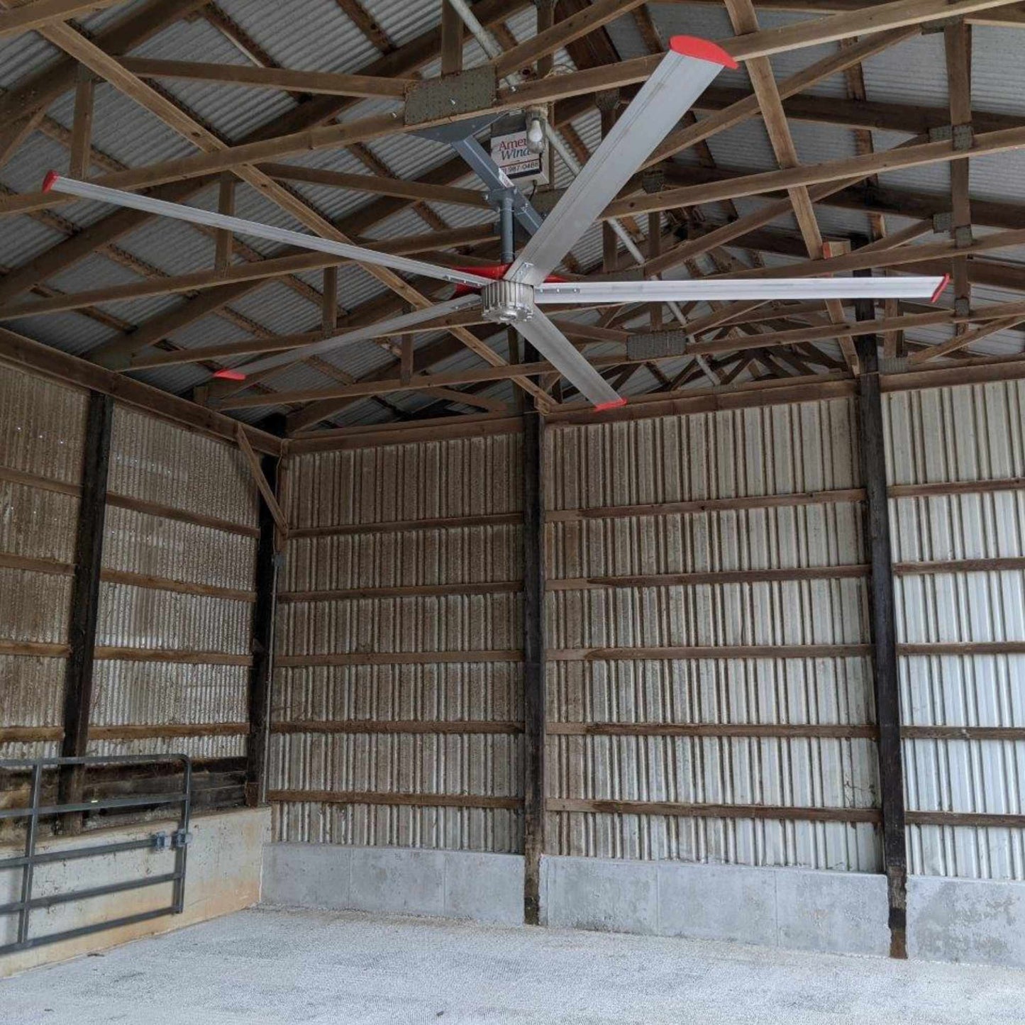 E201401 - 14 Foot 1 HP Industrial HVLS Ceiling Fan