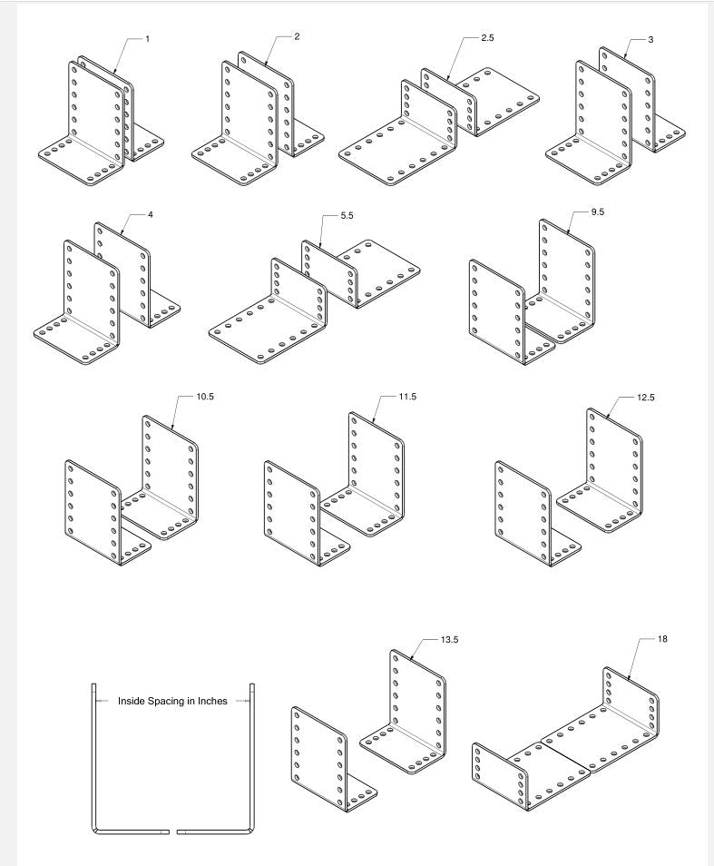 AW_W001 - L- Bracket multi position HVLS fan mounting bracket