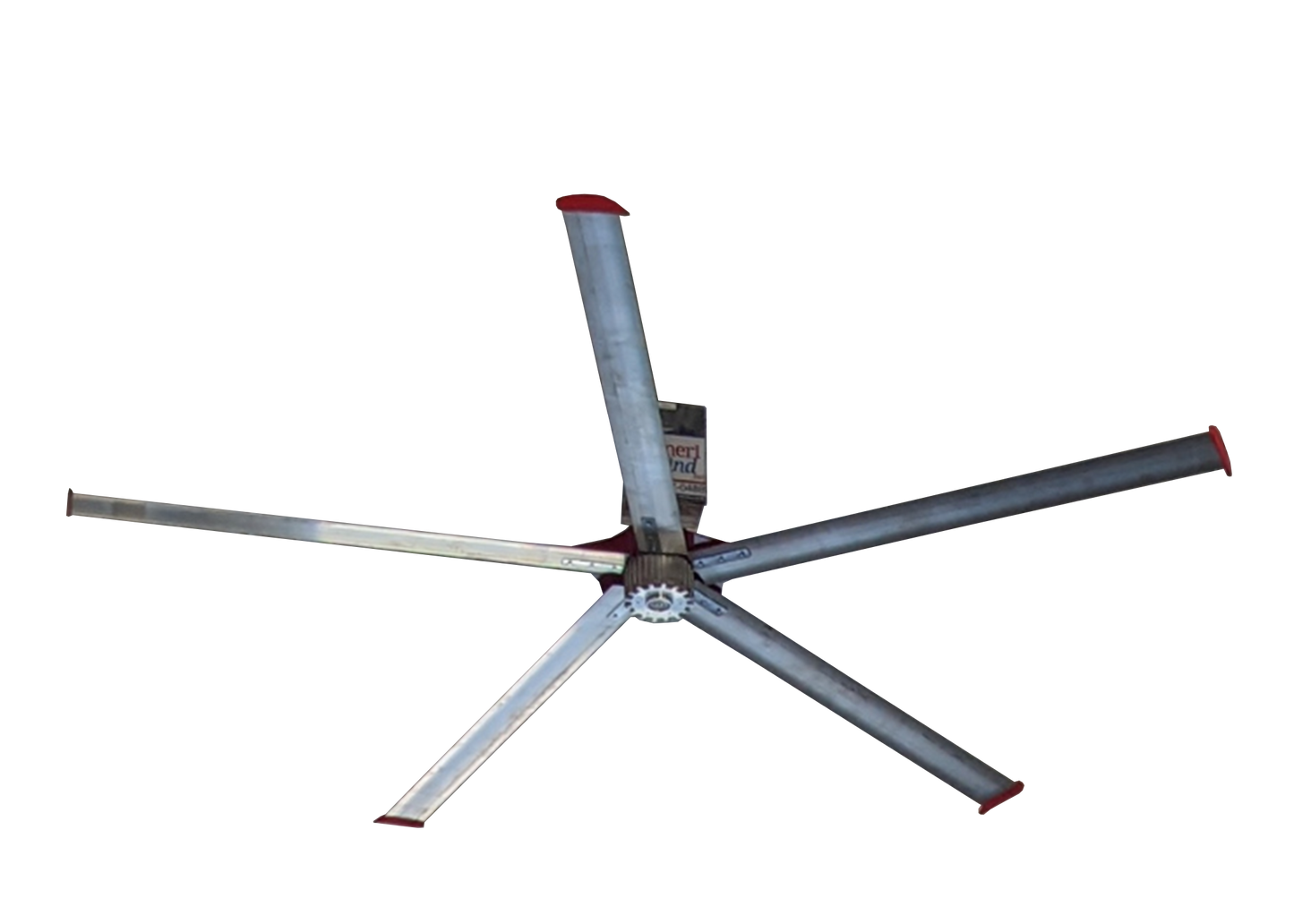 12 Foot 1 HP Industrial HVLS Ceiling Fan 240v 1PH